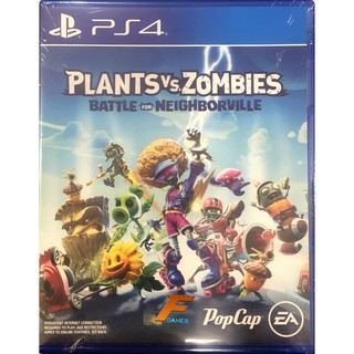 PS4 Plants vs. Zombies: Battle for Neighborville ( AllZone )( English ) แผ่นเกม ของแท้ มือ1 มือหนึ่ง ของใหม่ ในซีล แผ่นเ