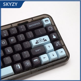 132 Key Comet Keycap XDA Profile Black PBT Dye Sub เชิงกล คีย์บอร์ด Keycap