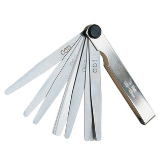 UNIOR 701 ฟิลเลอร์เกจ 13 ใบ (0.05-1.0 mm.)ทำจากสแตนเลส DIN862
