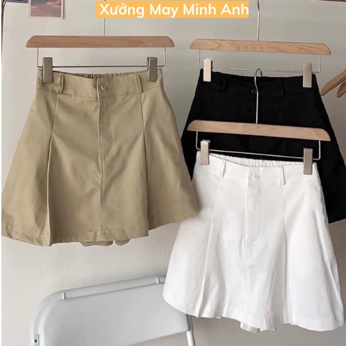 Super BEAUTIFUL KAKI กระโปรงสตรี FAKE พร้อมกางเกง INSIDE CODE 054