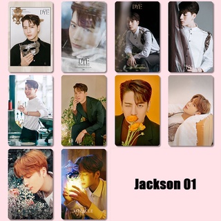 สติกเกอร์การ์ด ลาย Jackson Wang GOT7 สําหรับสะสม 10 ชิ้น ต่อชุด