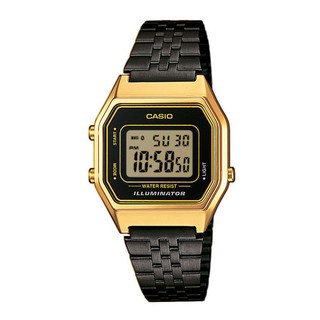 นาฬิกาผู้หญิง CASIO รุ่น LA680WEGB-1A ดำทองวินเทจ