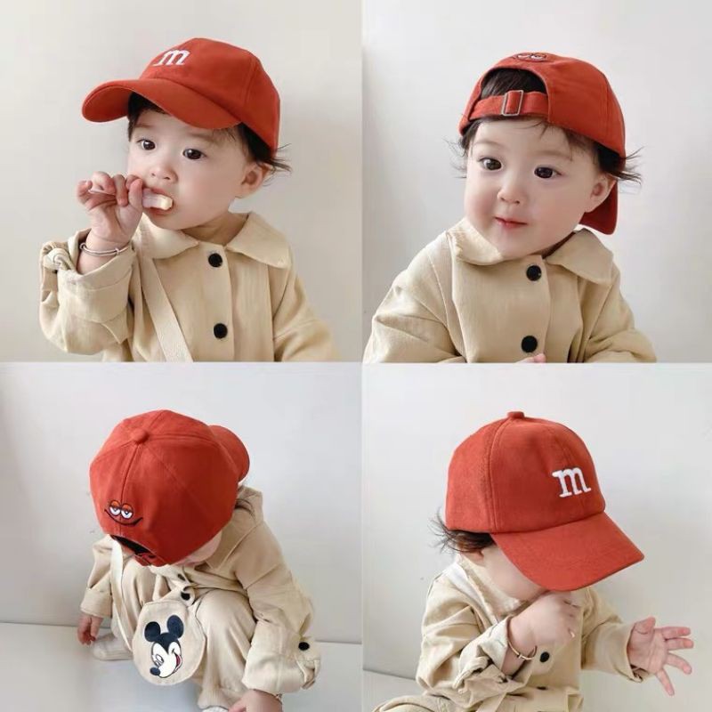 หมวกแก๊ปเด็กหญิงเด็กชายตัว M 1-3ขวบ รูปที่ 5