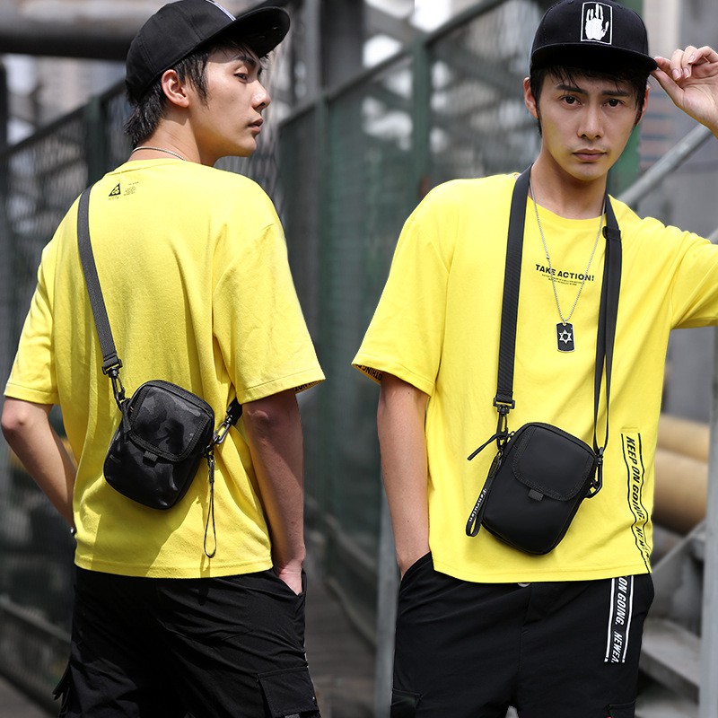 YILIONGDAQI New Men wtareproof Crossbody  Bag Mini Sling Bag phone bags