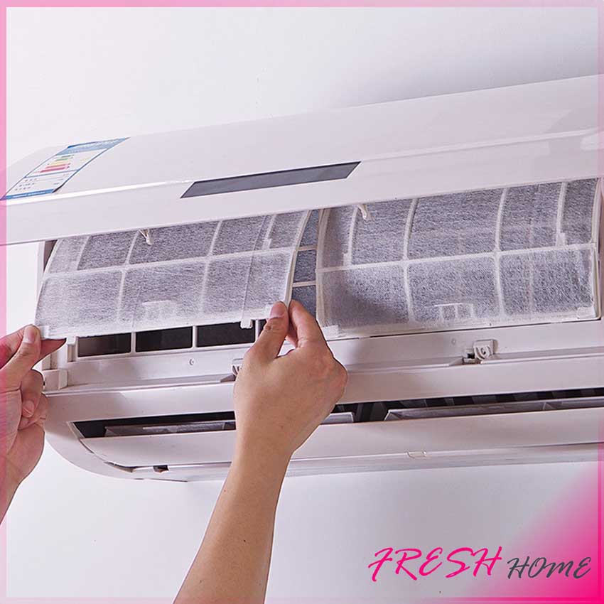[A689] แผ่นกรองอากาศ แผ่นกรองฝุ่น ช่วยกรองฝุ่นขนาดเล็ก PM 2.5 Air conditioning filter