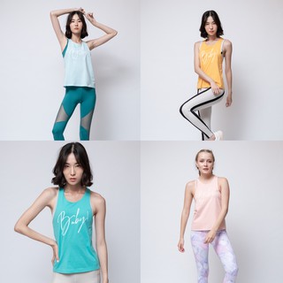 TA ACTIVE SUNLIGHT OPEN BLACK TANK เสื้อกล้าม เสื้อกล้ามออกกำลังกาย เสื้อคลุม