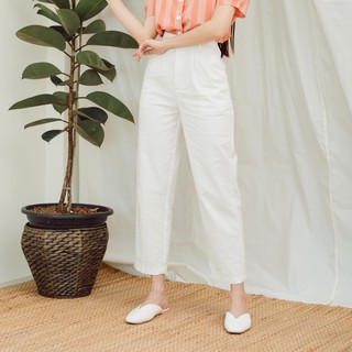 Kimmame - กางเกงขายาว รุ่น Weekend Linen Pants 4 สี