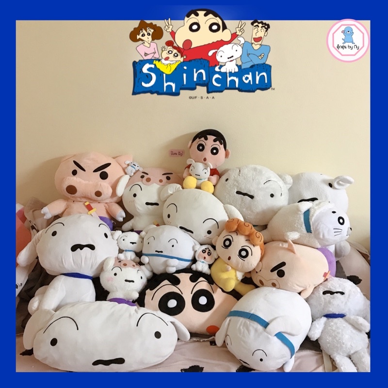 ตุ๊กตาชินจัง จอมแก่น ตุ๊กตาชิโร่ ลิขสิทธิ์แท้‼️ Crayon Chinjung