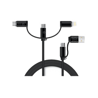 โปรโมชั่น : WUW X105 สายชาร์จ 4 in 1 สายชาร์จ แปลงพอร์ต 2 ทาง Lightning  Micro  Type-C to USB  Type-C