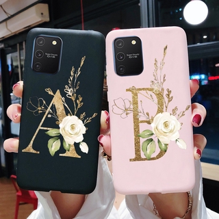 เคสโทรศัพท์มือถือพิมพ์ลายตัวอักษรสําหรับ Samsung Galaxy S10 Lite A91 M80S