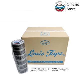 LOUIS TAPE เทปพิมพ์ "ห้ามทับ ห้ามโยน ระวังแตก" 2 นิ้ว x 45 หลา พื้นใส พิมพ์ดำ (72 ม้วน/ลัง)