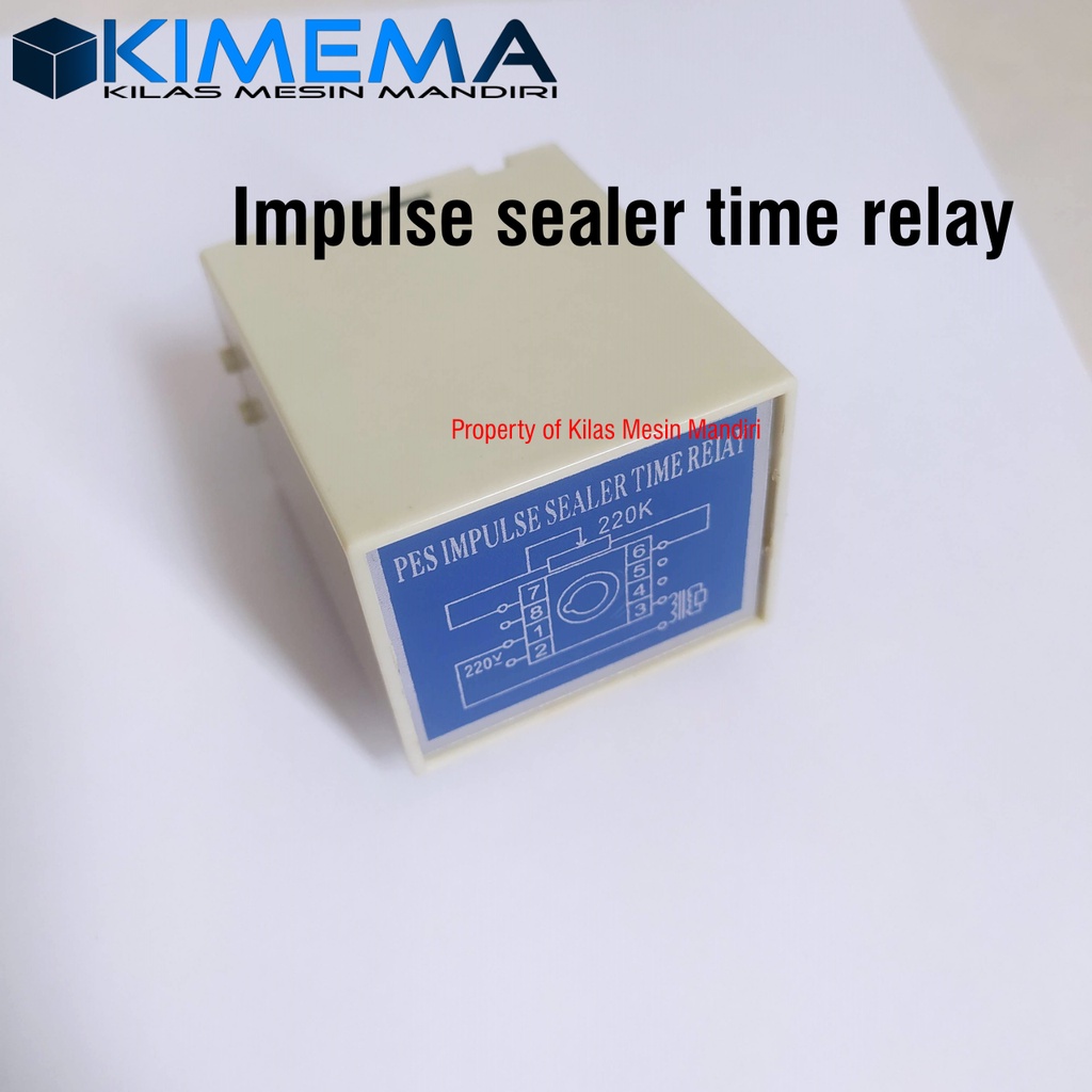 PES Impulse Sealer รีเลย์เวลาเหยียบซีลเท้า