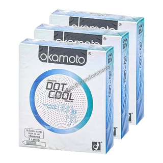 ถุงยางอนามัย Okamoto Dot De Cool 3 กล่อง (6 ชิ้น)