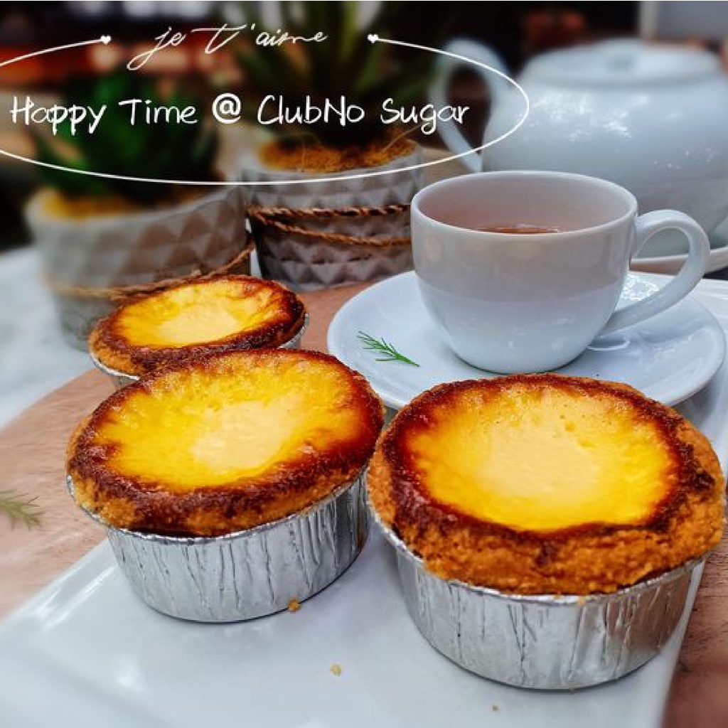 [พร้อมส่ง] CNS🥑 ทาร์ตไข่ Egg​ tart  คีโต Keto ไร้แป้ง ไร้น้ำตาล อบใหม่ทุกวัน ขนมคีโต ทาร์ตไข่คีโต (1 กล่อง=1ชิ้น) - รูปที่ 2