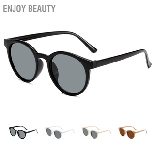 Enjoy Beauty Round Sun Glasses UV Blocking Grey Lens Trendy Stylish Design Unisex Retro Sunglasses for Women Men