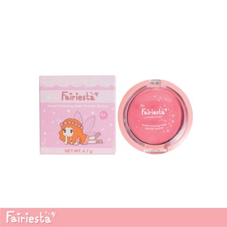 💖สีชมพู บลัช/ทาตา Fairiesta บลัชออน/อายแชโดว์ ออร์แกนิค สำหร…