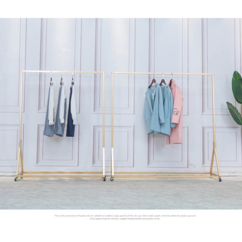 ราวแขวนเสื้อผ้า มีล้อ ยาว120เซนกว้าง40ซม.สูง160เซน รูปที่ 6