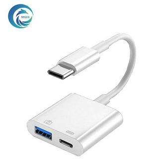 เหมาะสำหรับอะแดปเตอร์ typec to usb+pd /type-c otg two-in-one ถึง USB3.0 สายชาร์จอะแดปเตอร์ส่งอะแดปเตอร์ดิสก์ U