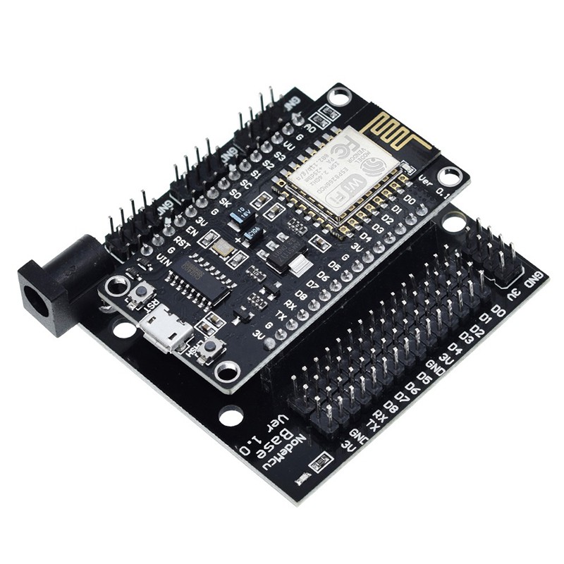 Nodemcu Baseboard + NodeMcu V3 Lua บอร์ดพัฒนา WIFI ESP8266 โมดูล Wifi แบบอนุกรม