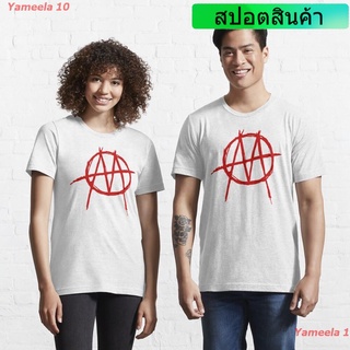 Ministry Red Logo Essential T-Shirt  มาริลีน แมนสัน Marilyn Manson วงร็อค เสื้อพิมพ์ลาย เสื้อแนวสตรีท เสื้อยืดผู้หญิง เส