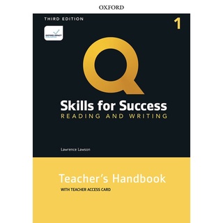 Se-ed (ซีเอ็ด) : หนังสือ Q  Skills for Success 3rd ED 1  Reading and Writing Teachers Handbook with Teachers Access