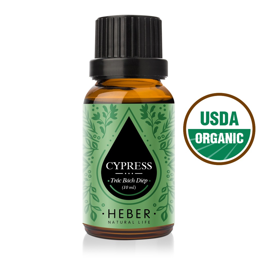 Cypress Heber Natural Life Cypress Essential Oil, ธรรมชาติบริสุทธิ์คุณภาพสูง, 10ml/30ml/50ml