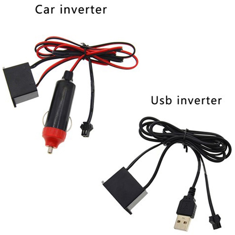 สายไฟนีออน LED 1 ม. 2 ม. 3 ม. 5 ม. กันน้ํา ปลั๊กบุหรี่ USB สําหรับตกแต่งภายในรถยนต์ เต้นรํา รองเท้า - รูปที่ 3