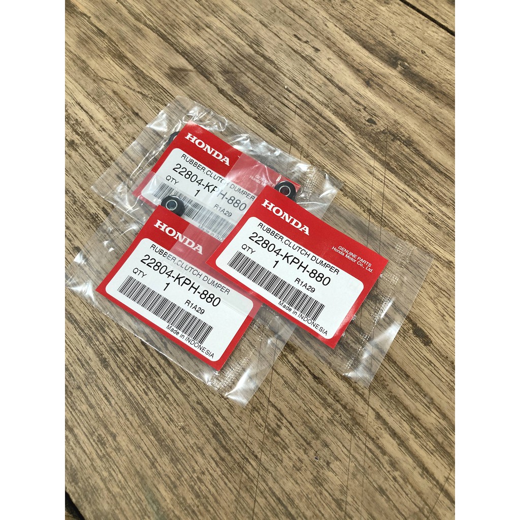 (22804-KPH-880) ราคา/1ชุด (3อัน) ลูกยางครัช3ก้อน แท้ฮอนด้า เวฟ , ดรีม 100-110i-125-125i