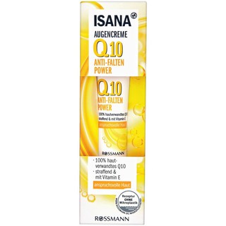 Rossmann ISANA augencreme Q10 anti-falten power