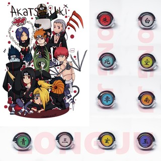 แหวนคอสเพลย์นารูโตะ Akatsuki Uchiha Itachi Ring Ninja Zhu