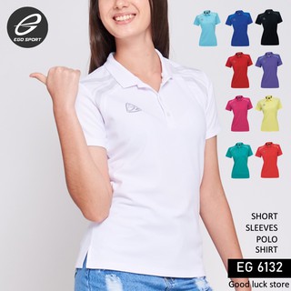 เสื้อโปโล แขนสั้น หญิง [EG-6132] SHORT SLEEVES POLO SHIRT มี 10 สี ไซส์ S-3L