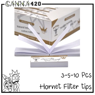 Filter Hornet Slim Natural Hemp &amp; Cotton tips book 50 leaves