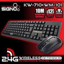 SIGNO Wireless Keyboard+Mouse รุ่น KW-710+WM-101