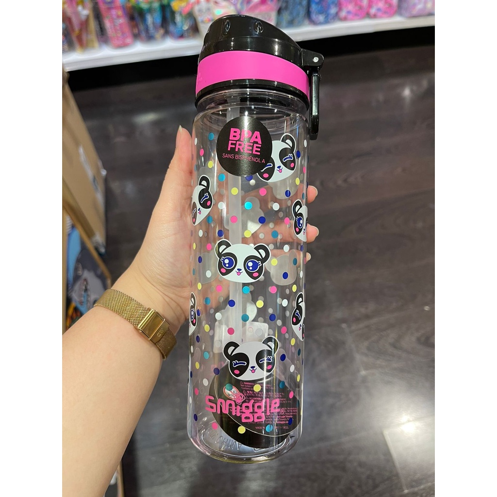 SMIGGLE Smggle ขวดน้ําดื่ม BEST BUDZ PANDA POLKADOT - ขวดน้ําดื่ม ขนาดใหญ่