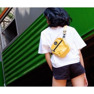 PLACES FACES กันน้ำ กระเป๋าสตรีท Street Bag สะพายข้าง Crossbody Bag สไตล์ฮิปฮอป Hip Hop Streetwear ใส่ได้ทั้งชายและหญิง