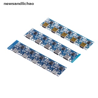 Newsandlichao บอร์ดชาร์จแบตเตอรี่ลิเธียม 5V 1A TYPE-C Micro USB 18650 TC4056A TP4056 5 ชิ้น