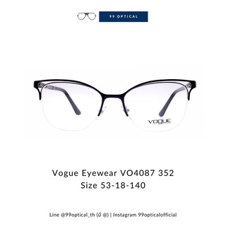 กรอบแว่น Vogue Eyewear รุ่น VO4087 352 ทรงแคทอาย