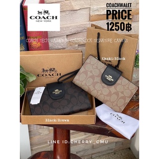 coach wallet 💯outlet กระเป๋าสตางค์