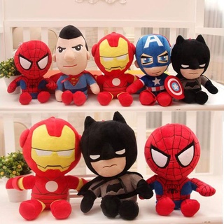 ตุ๊กตาฟิกเกอร์ AVENGERS Hero Spiderman Captain America Ironman ขนาด 27 ซม. เหมาะกับของขวัญ ของเล่นสําหรับเด็ก