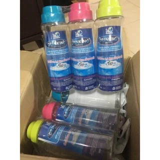 ขวดน้ำ ขวดใส่น้ำ กระบอกน้ำทรงกลม , ทรงเหลี่ยม ขวดน้ำ pn 165 (3 ใบ/แพค)