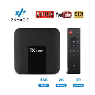 Tanix TX3 MINI 2GB + 16GB Amlogic S905W Android 10 TV Box Media Player YouTube Netflix Gaming