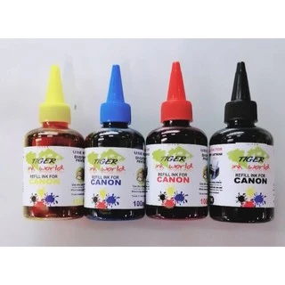 หมึกเติม Canon ขนาด 100 Ml ใช้กับเครื่องปริ๊นท์ CANON ได้ทุกรุ่น