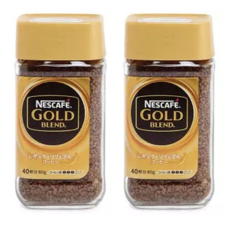 Nescafe Gold Blend (Japan Imported) เนสกาแฟ โกลด์ เบลนด์ ญี่ปุ่น 80g. x 2ขวด