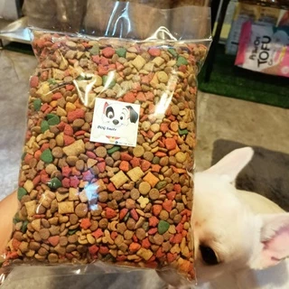 ฺBD - อาหารสุนัข Dog Smile 500g {รสนมไก่และตับสูตรเค็มน้อย} โปรตีน 28+%