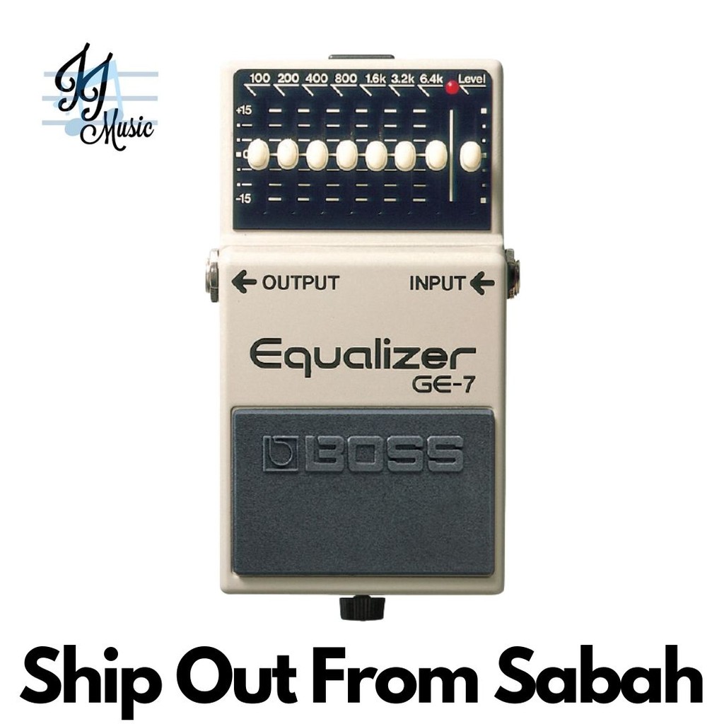 Boss GE-7, แป้นกีตาร์ Equalizer 7 แบนด์ (GE7)