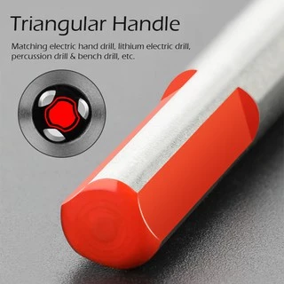 5pcs(6/6/8/10/12mm) ชุดดอกสว่านเจาะรู อเนกประสงค์ Alloy Triangle Overlord Drill Bits เจาะหินอ่อน อย่างดี เจาะอิฐ เจาะไม้