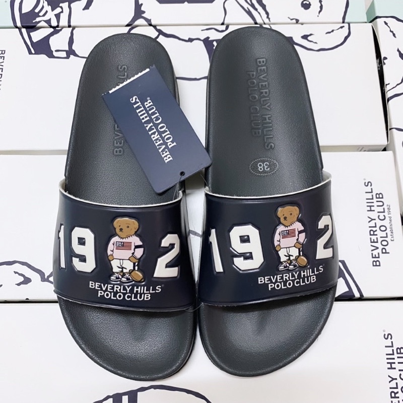 รองเท้าแตะหมีสุดคิ้วท์ ของแท้ 100% จาก Beverly hills polo club