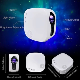 Sky projector โปรเจคเตอร์ดวงดาว ไฟดาว ไฟกลางคืน พร้อมเพลงบลูทูธ โคมไฟโปรเจคเตอร์ Star Sky Galaxy Pro