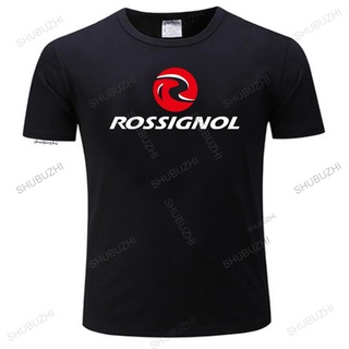 เสื้อยืดผ้าฝ้าย แขนสั้น พิมพ์ลาย Rossignol Skis โอเวอร์ไซซ์ แฟชั่นฤดูร้อน สําหรับผู้ชาย วัยรุ่น ทุกเพศS-5XL