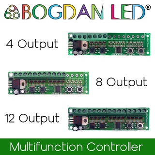 Multifunction Controller 4CH/8CH/12CH 5-24Vdc 1 Amp/CH วงจรไฟวิ่ง ปรับโหมดและความเร็วได้หลากหลาย